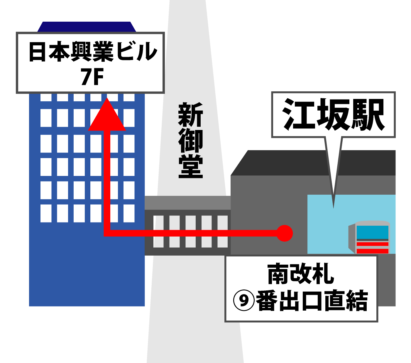 江坂店地図